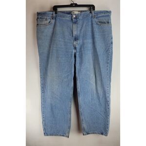 Levi's 560 Mens Size 50X30 Blue Medium Wash Comfort Fit Straight Leg Jeans